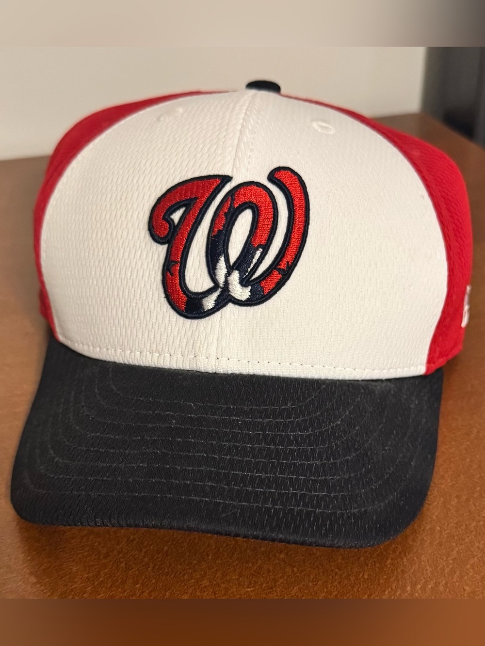 Washington Nationals New Era Red White Black 'W' Logo Baseball Cap